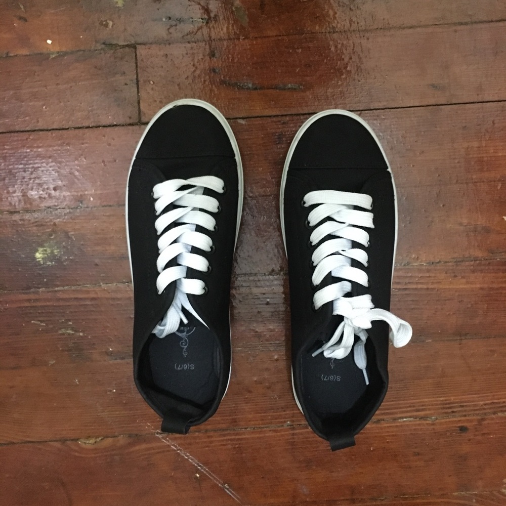 Black and White Sneakers
